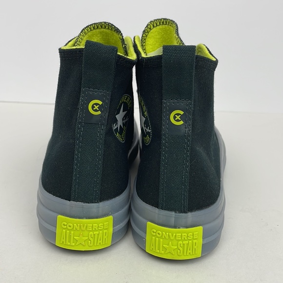 New Unisex Chuck Taylor AllStar Converse Black Converse High Tops Size 8W/6M - Picture 5 of 12